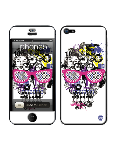 Skincover® iPhone 5 / 5S / 5SE - Skull & Art