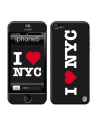 Skincover® iPhone 5 / 5S / 5SE - I Love NYC Black
