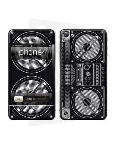 Skincover® iPhone 4/4S - Ghetto Blaster