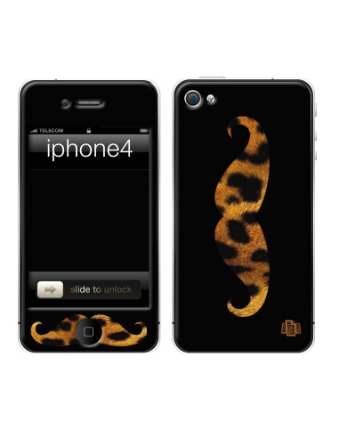 Skincover® iPhone 4/4S - Leo Stache