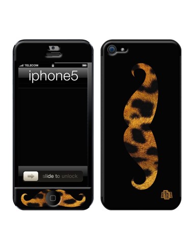 Skincover® iPhone 5 / 5S / 5SE - Leo Stache