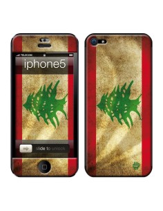 Skincover® iPhone 5 / 5S / 5SE - Liban Flag