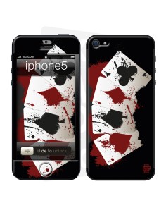 Skincover® iPhone 5 / 5S / 5SE - 4 Aces