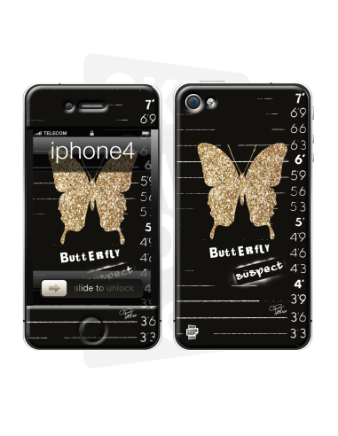 Skincover® iPhone 4/4S - Butterfly Suspect By Paslier