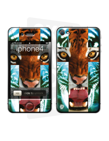 Skincover® iPhone 4/4S - Tiger Cross