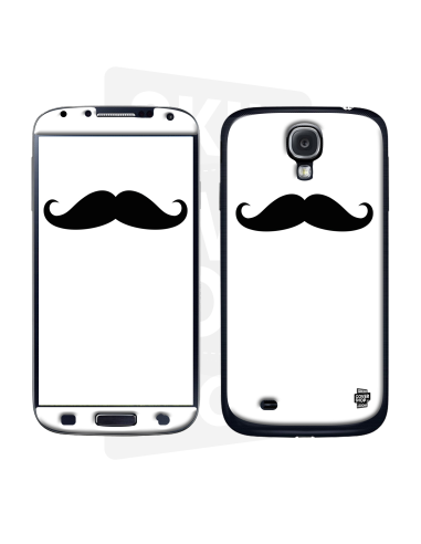 Skincover® Galaxy S4 - Moustache B&W