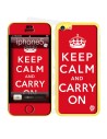 Skincover® iPhone 5C - Keep Calm Red