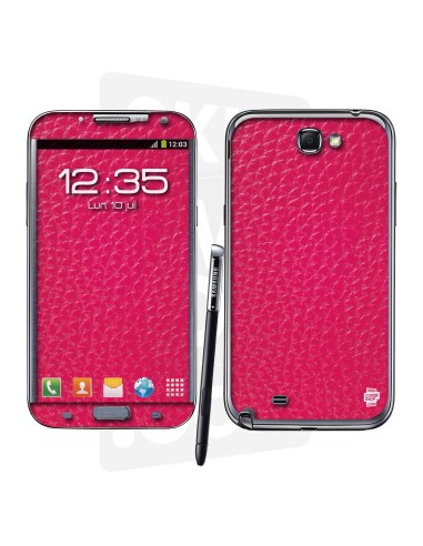 Skincover® Galaxy Note 2 - Cuir Pink