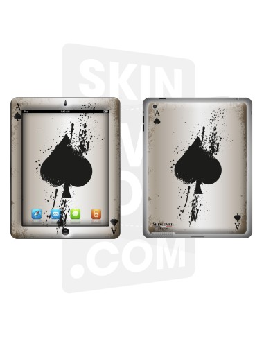 Skincover® Nouvel iPad / iPad 2 - Ace Of Spade
