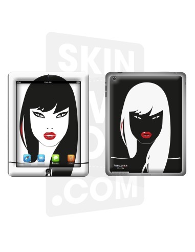 Skincover® Nouvel iPad / iPad 2 - Black Swan