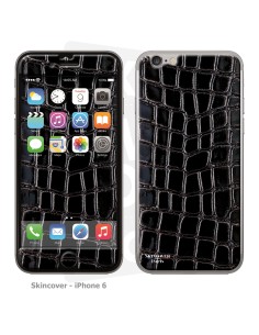Skincover® iPhone 6/6S - Cuir Black