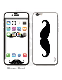 Skincover® iPhone 6/6S - Moustache B&W