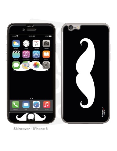 Skincover® iPhone 6/6S - Moustache W&B