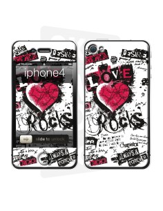 Skincover® iPhone 4/4S - Love & Rock