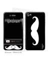 Skincover® iPhone 4/4S - Moustache W&B