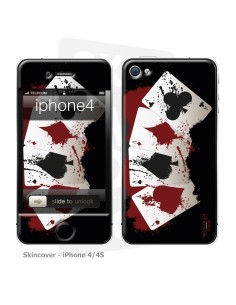 Skincover® iPhone 4/4S - 4 Aces