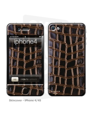Skincover® iPhone 4/4S - Crococuir