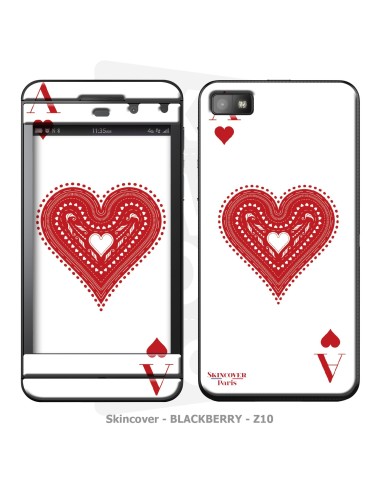 Skincover® Blackberry Z10 - Ace Of Heart