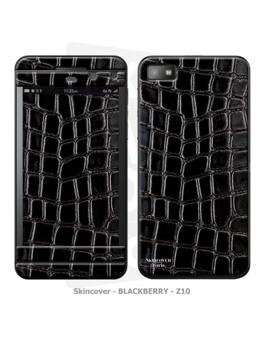 Skincover® Blackberry Z10 - Croco Cuir Black