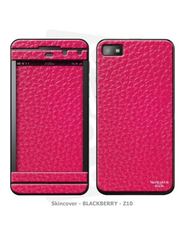 Skincover® Blackberry Z10 - Cuir Pink