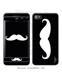 Skincover® Blackberry Z10 - Moustache W&B