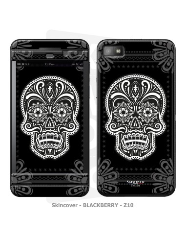 Skincover® Blackberry Z10 - Skull & Flower