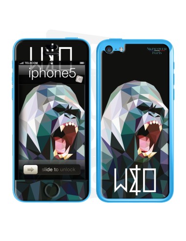 Skincover® Iphone 5C - Wild Life Gorilla By Wize x Ope