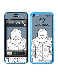 Skincover® Iphone 5C - Wize Men by Wize x Ope