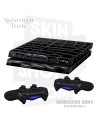 Skincover® Sony Playstation 4 - PS4 - Croco Cuir Black