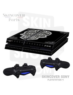 Skincover® Sony Playstation 4 - PS4 - Skull & Flower